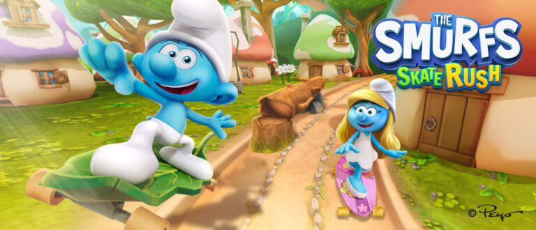 The Smurfs Skate Rush - 1280x550