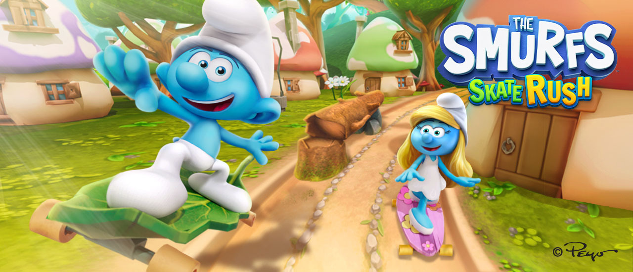 The Smurfs Skate Rush - 1280x550